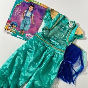Nickelodeon Shimmer and Shine Teal and Gold Costume